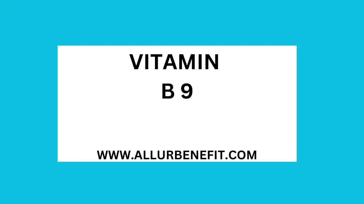 Vitamin B9 Information