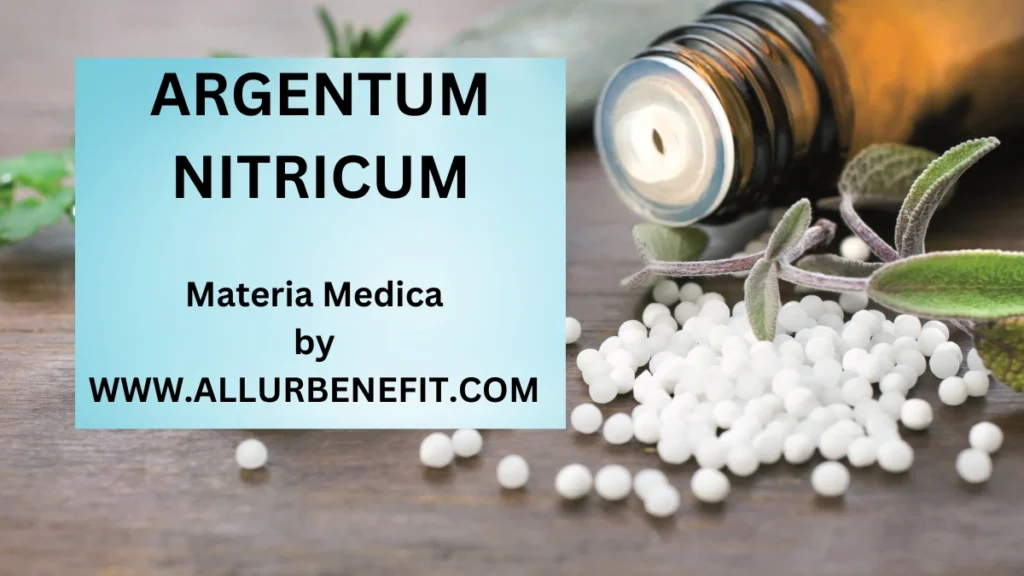 Argentum Nitricum Materia Medica